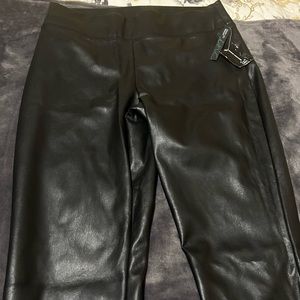 INC leather skinny pants